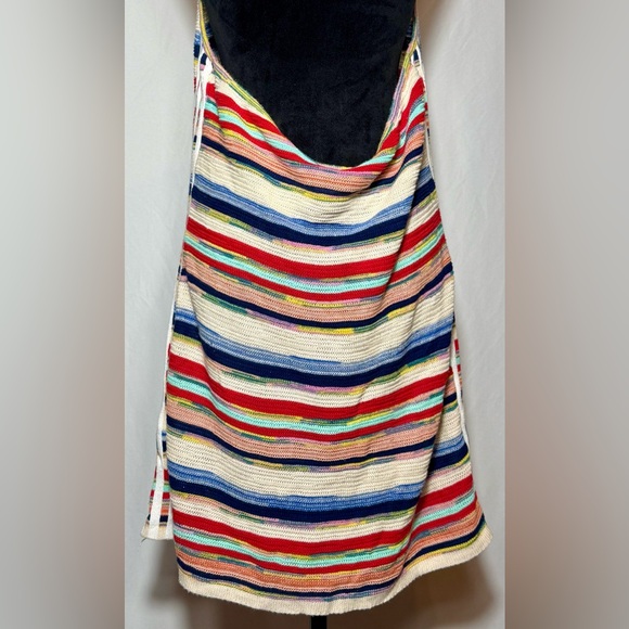 ADIDAS X KSENIASCHNAIDER Knitted Halter Dress Multicolor Stripe - Size XL - Picture 7 of 15